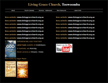 Tablet Screenshot of livinggracetoowoomba.org